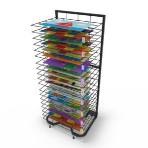 Art Drying Rack with Wheels